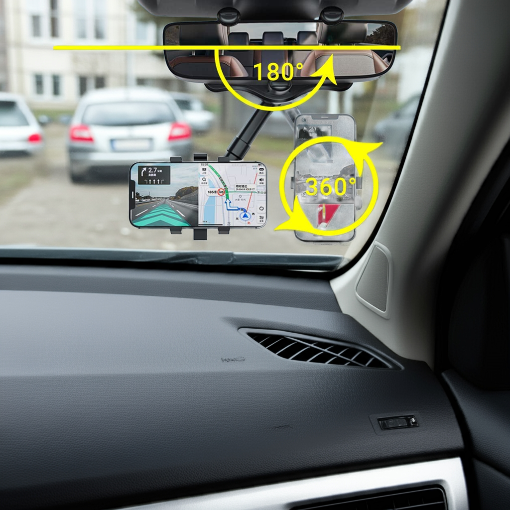 360° Rotatable Smart Phone Car Holder