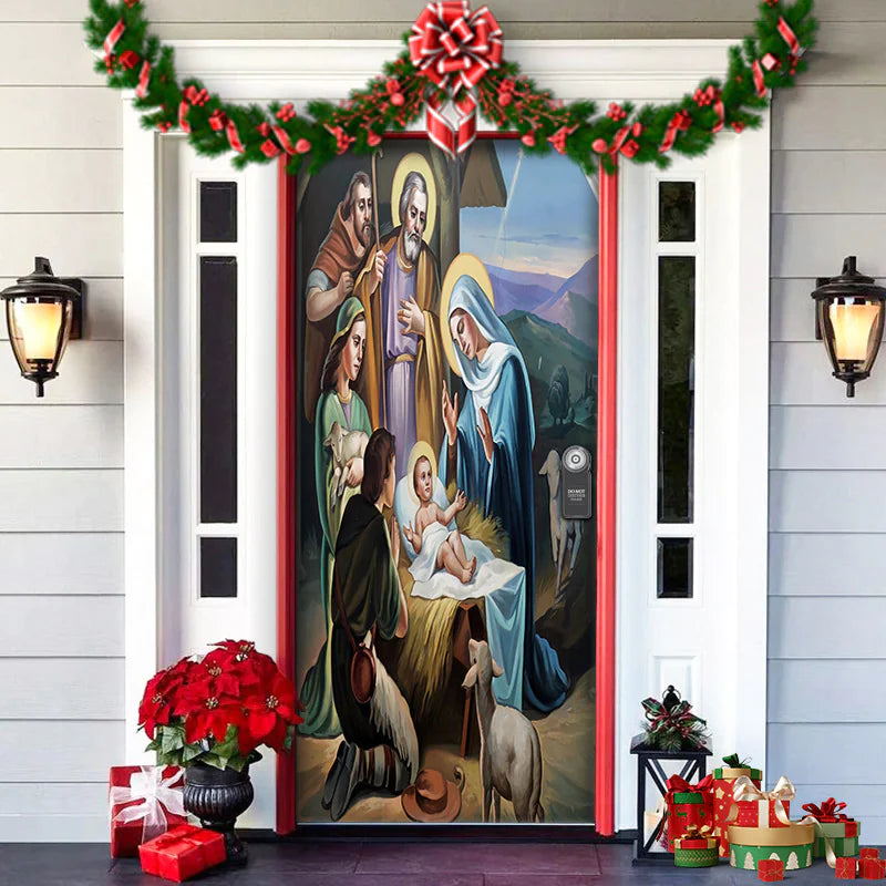 Christmas Themed Door Decoration